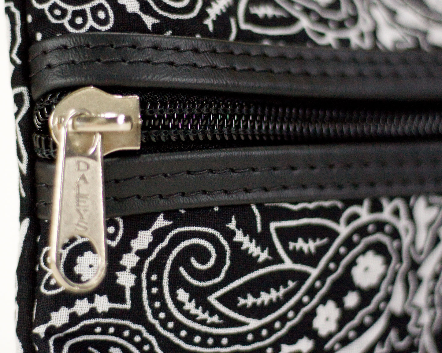 Black Paisley Pencil Case