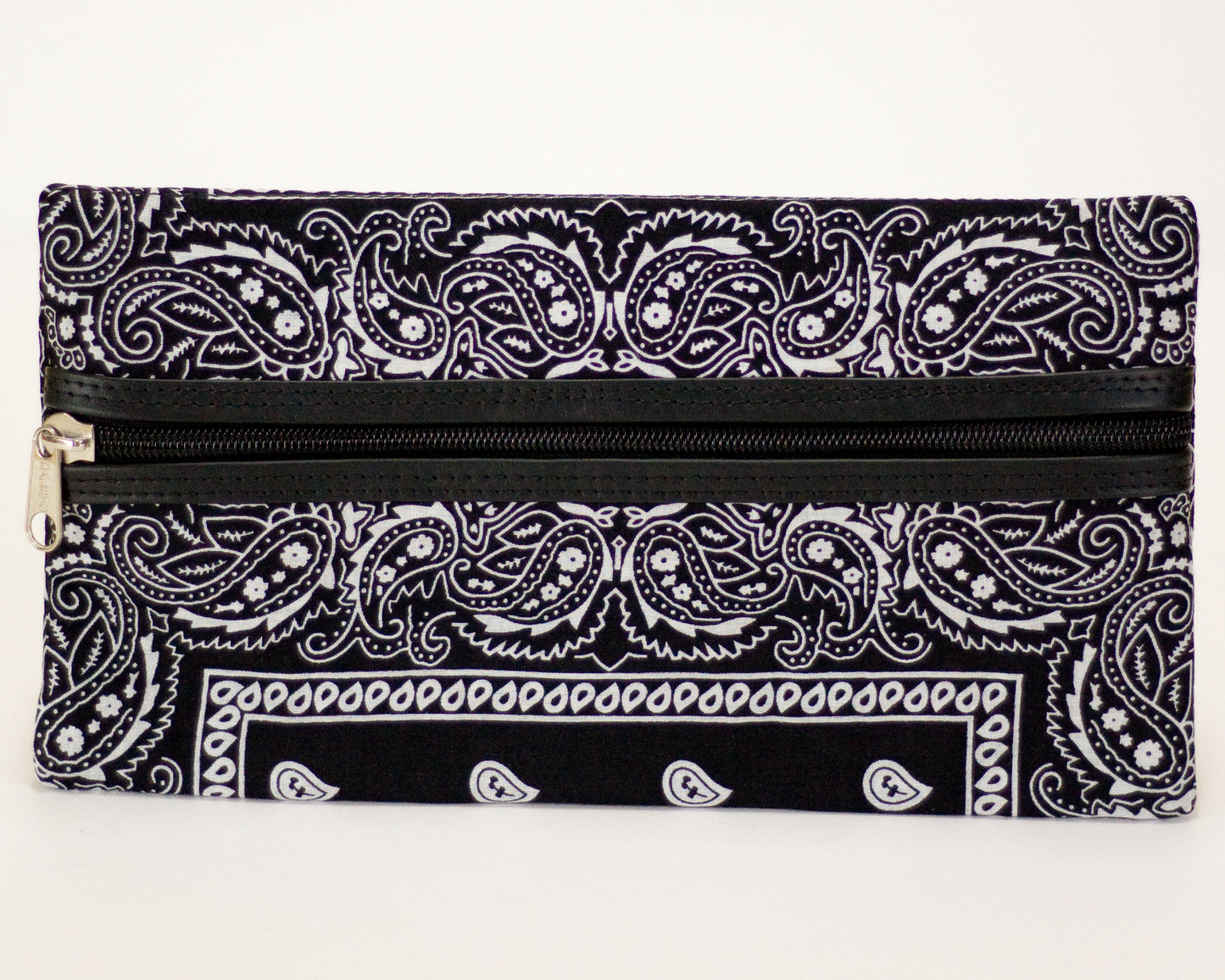 Black Paisley Pencil Case