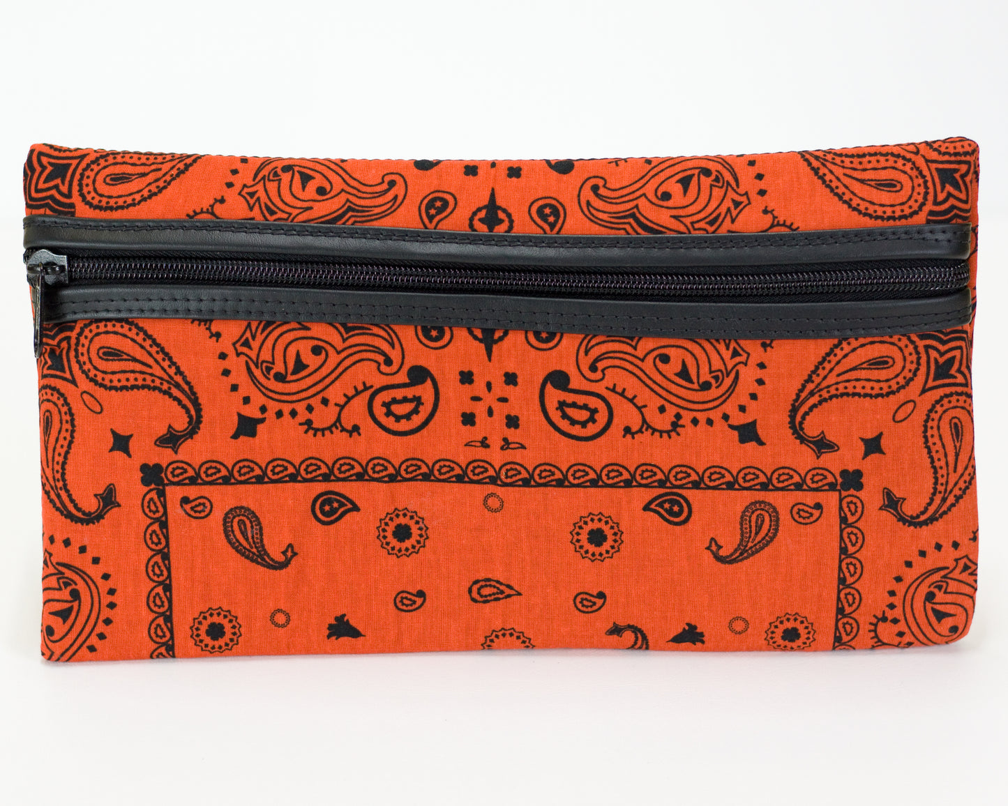 Orange Paisley Pencil Cases