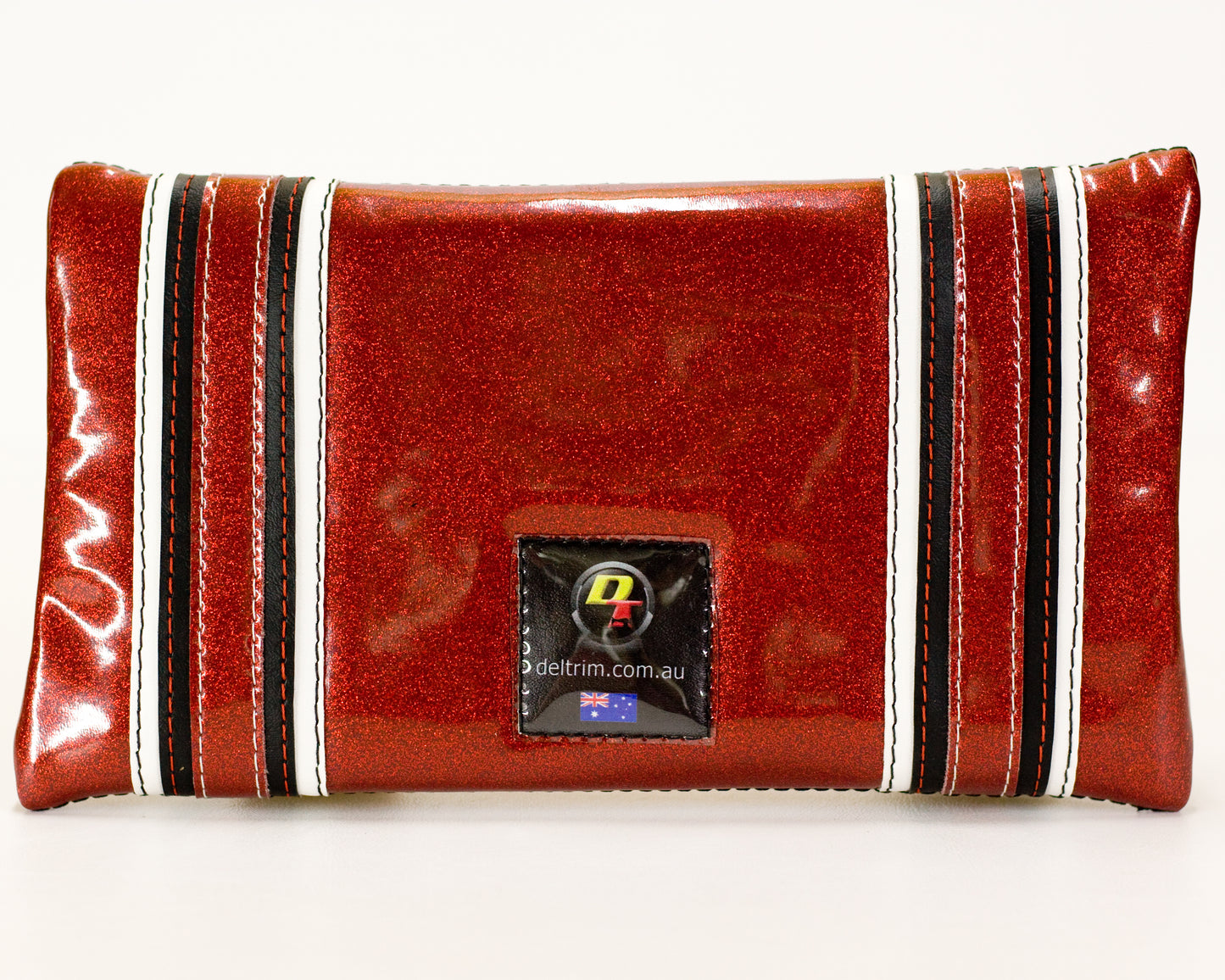 Red Glitter Pencil Case