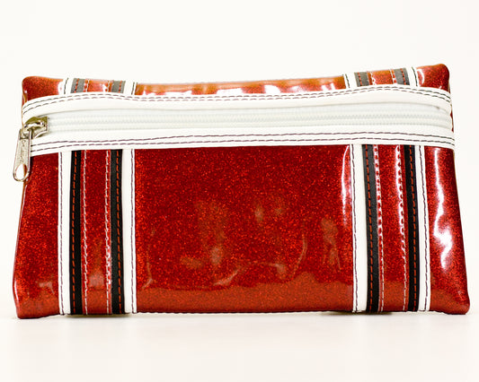 Red Glitter Pencil Case