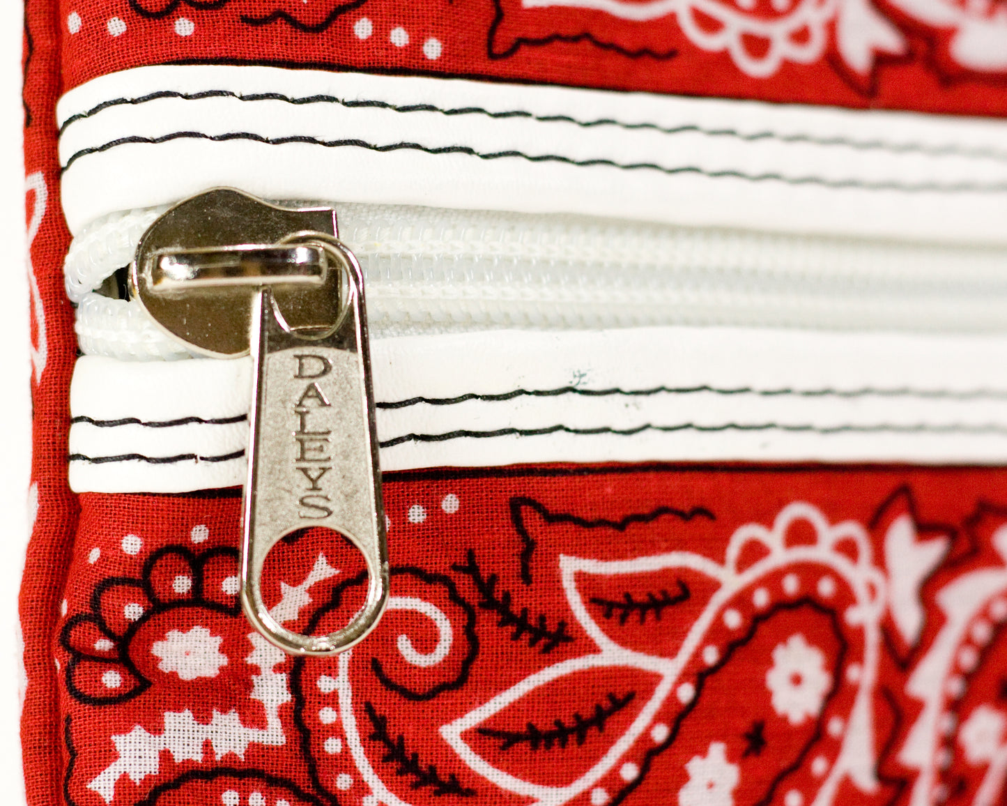 Red Paisley Pencil Case
