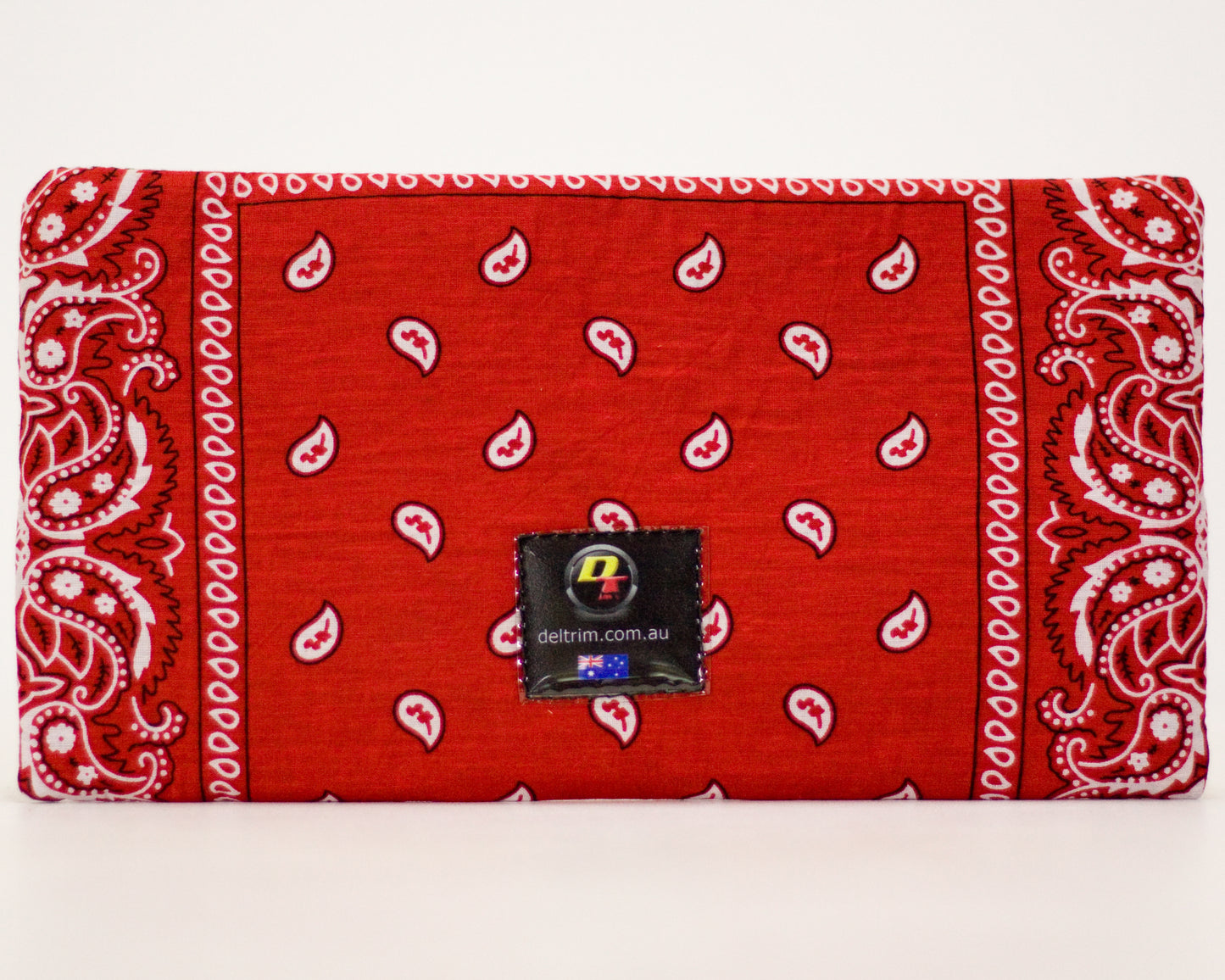 Red Paisley Pencil Case